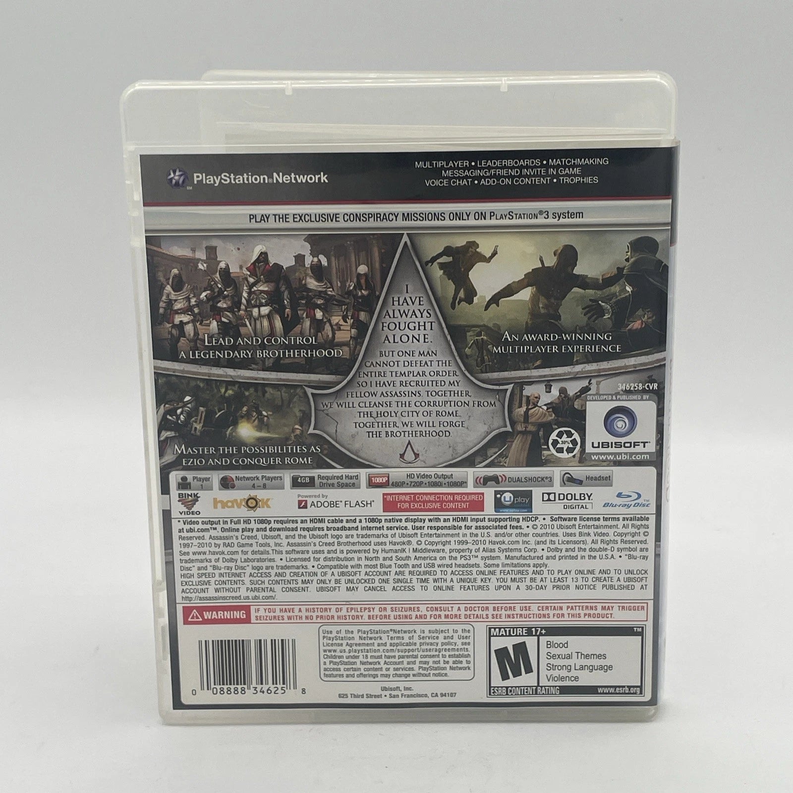Assassin's Creed III Revelations & Brotherhood - Sony PlayStation 3