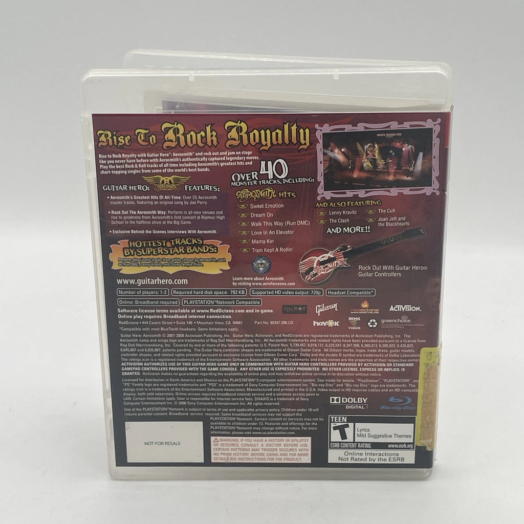 Guitar Hero: Aerosmith (Sony PlayStation 3, 2008)