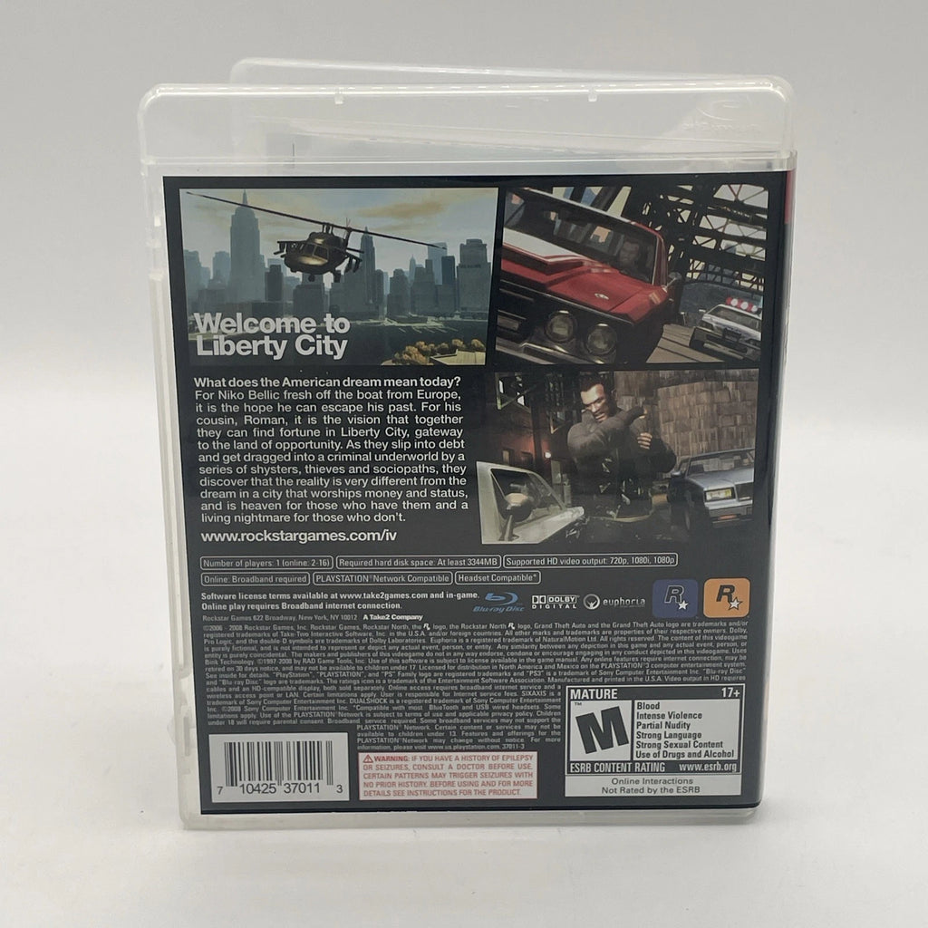 Grand Theft Auto IV - Sony PlayStation 3