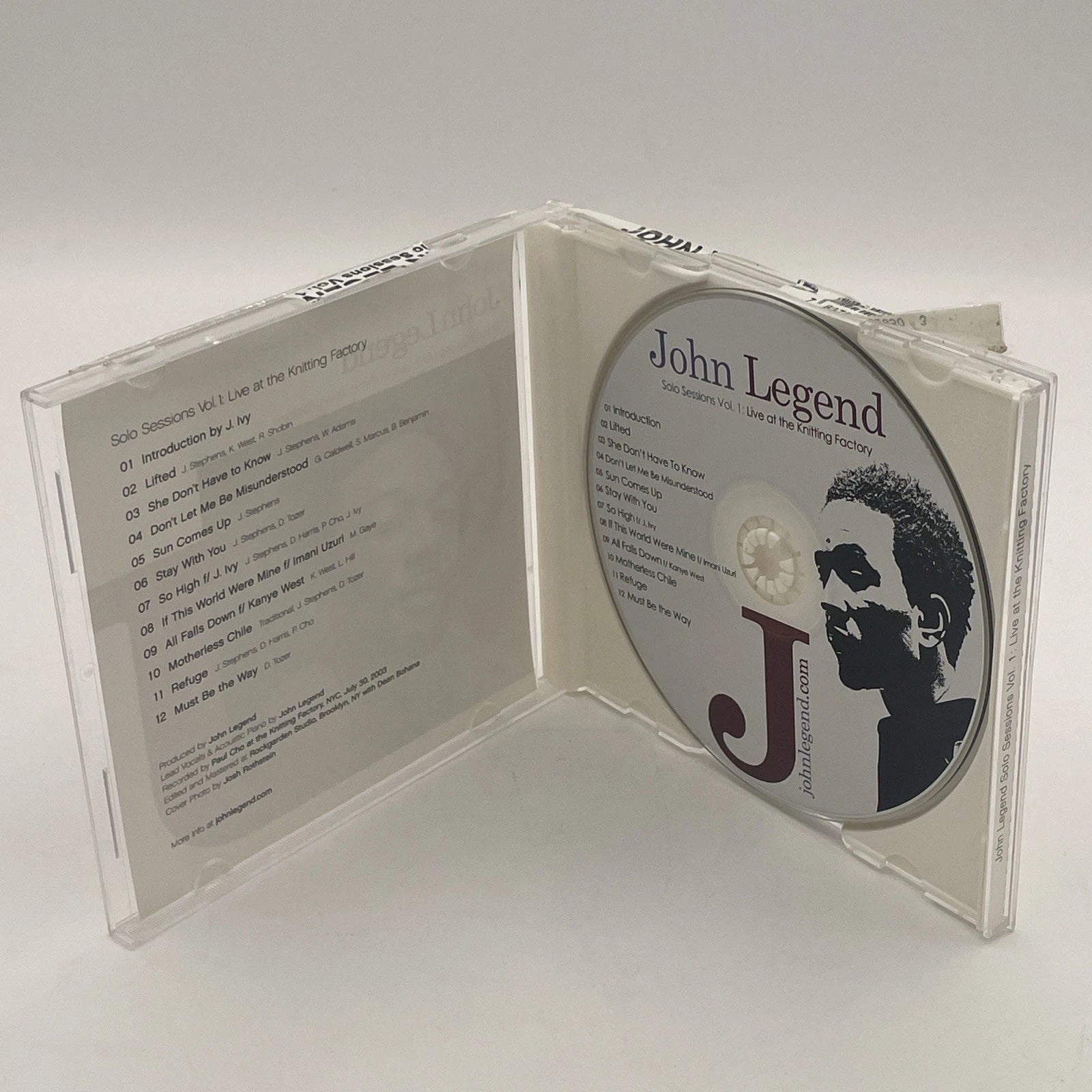 John Legend - Solo Sessions Vol. 1: Live At Knitting Factory, NYC 7/30/2003 CD
