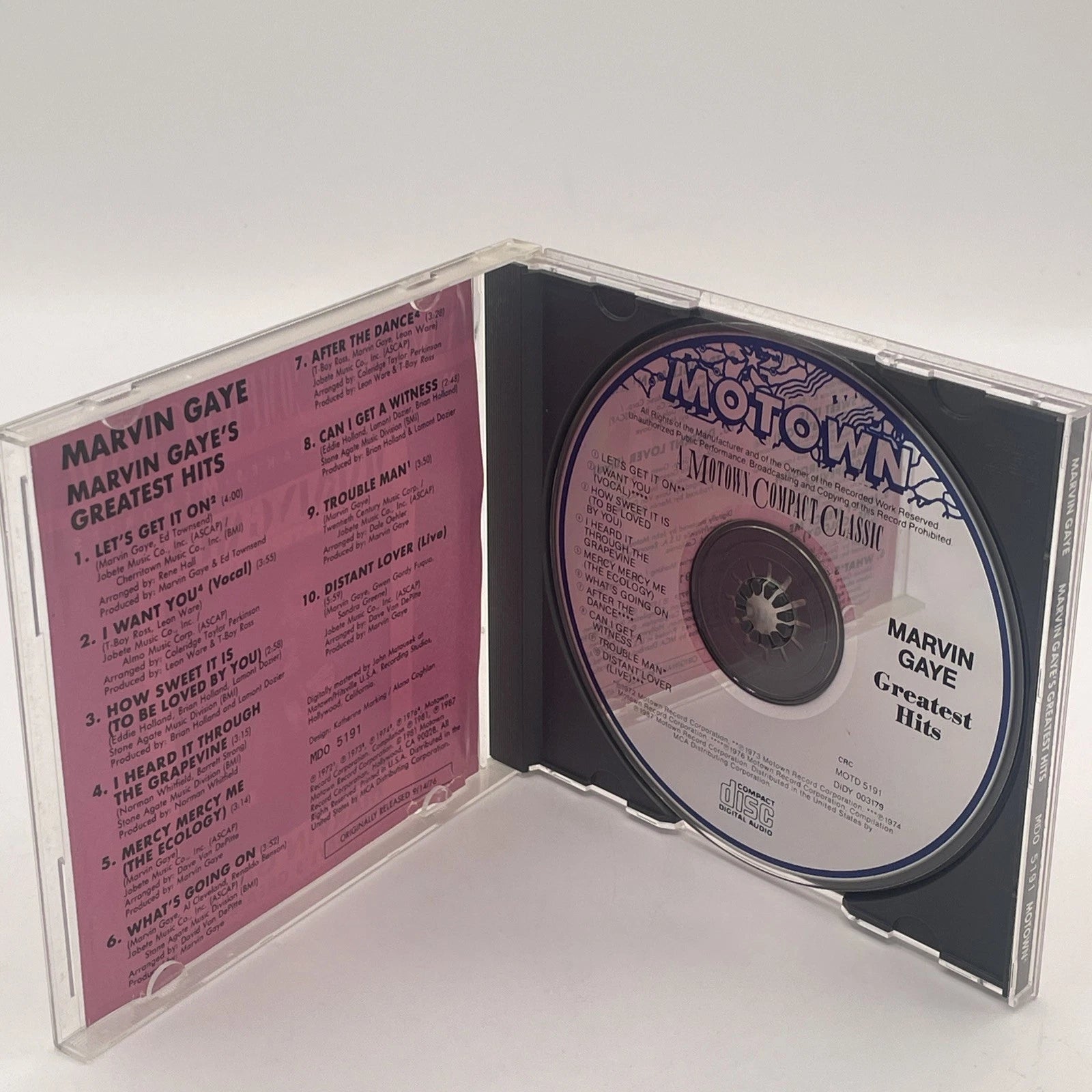 Marvin Gaye's Greatest Hits by Marvin Gaye (CD, 1987, Motown)