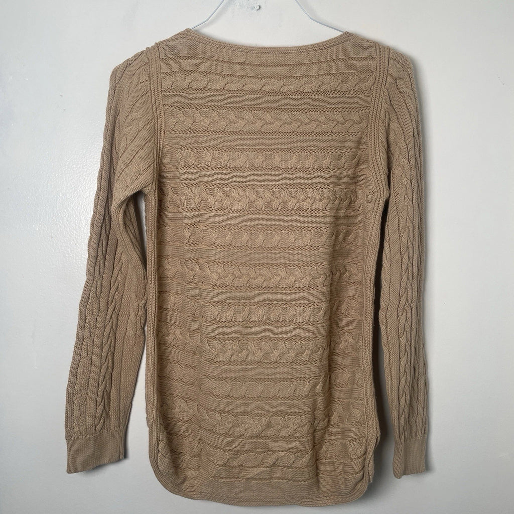 Lauren Ralph Lauren Tan Sweater Women’s Large