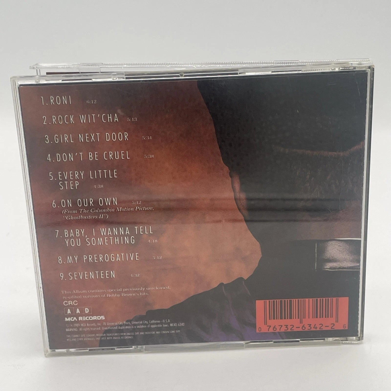 Dance... Ya Know It by Bobby Brown (CD, 1989)