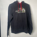 The North Face Men’s Medium Black Red Pullover Hoodie Camo Half Dome Logo