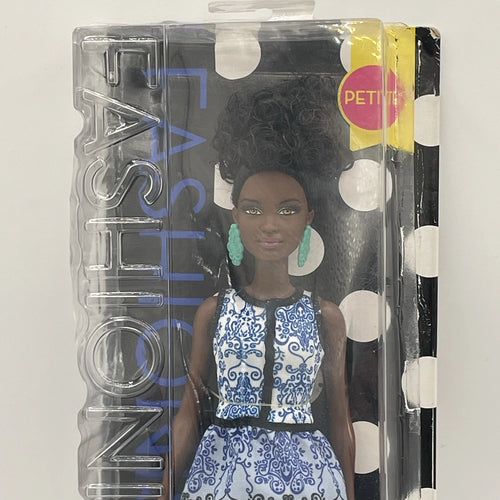 Barbie Fashionistas 25 Petite Blue Brocade