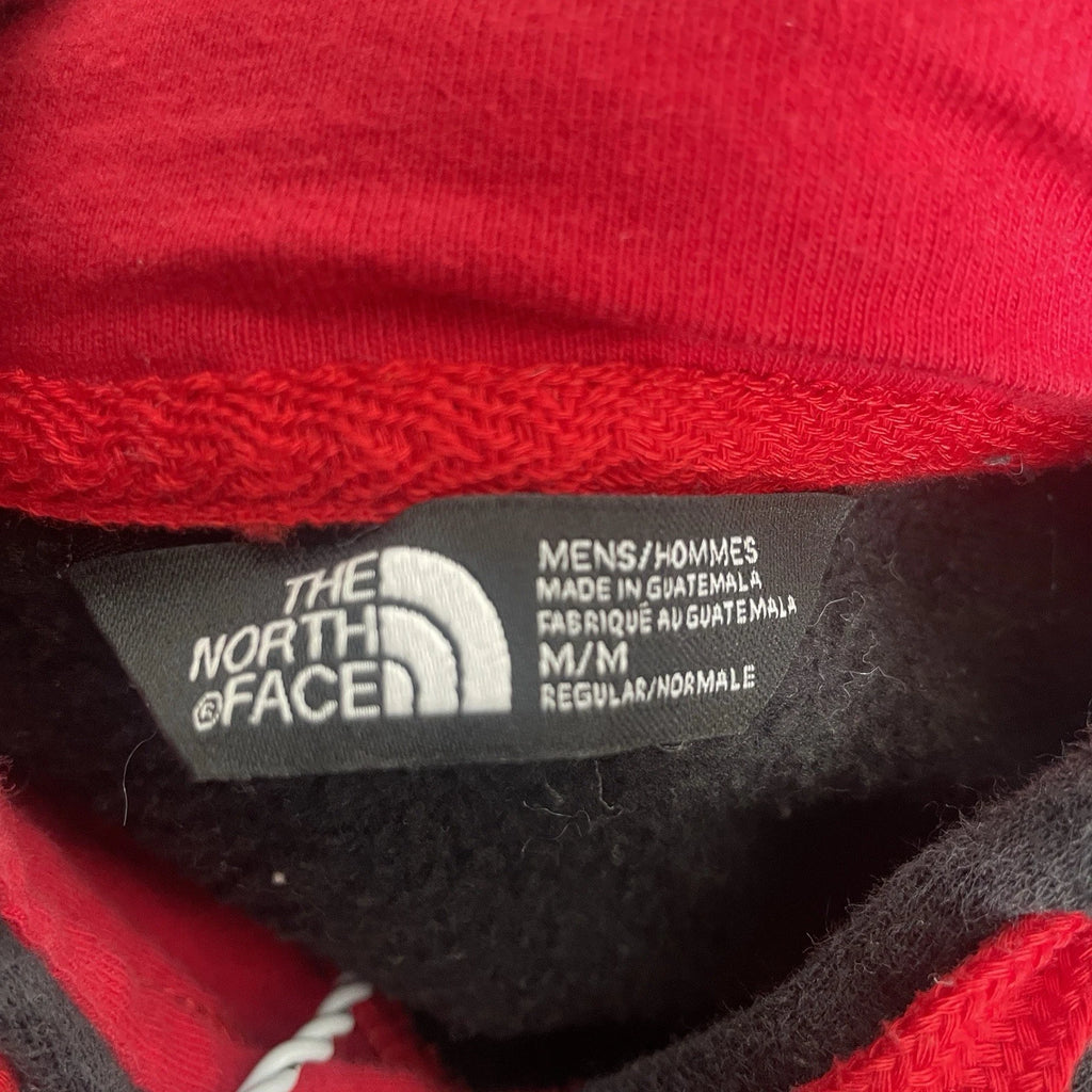 The North Face Men’s Medium Black Red Pullover Hoodie Camo Half Dome Logo