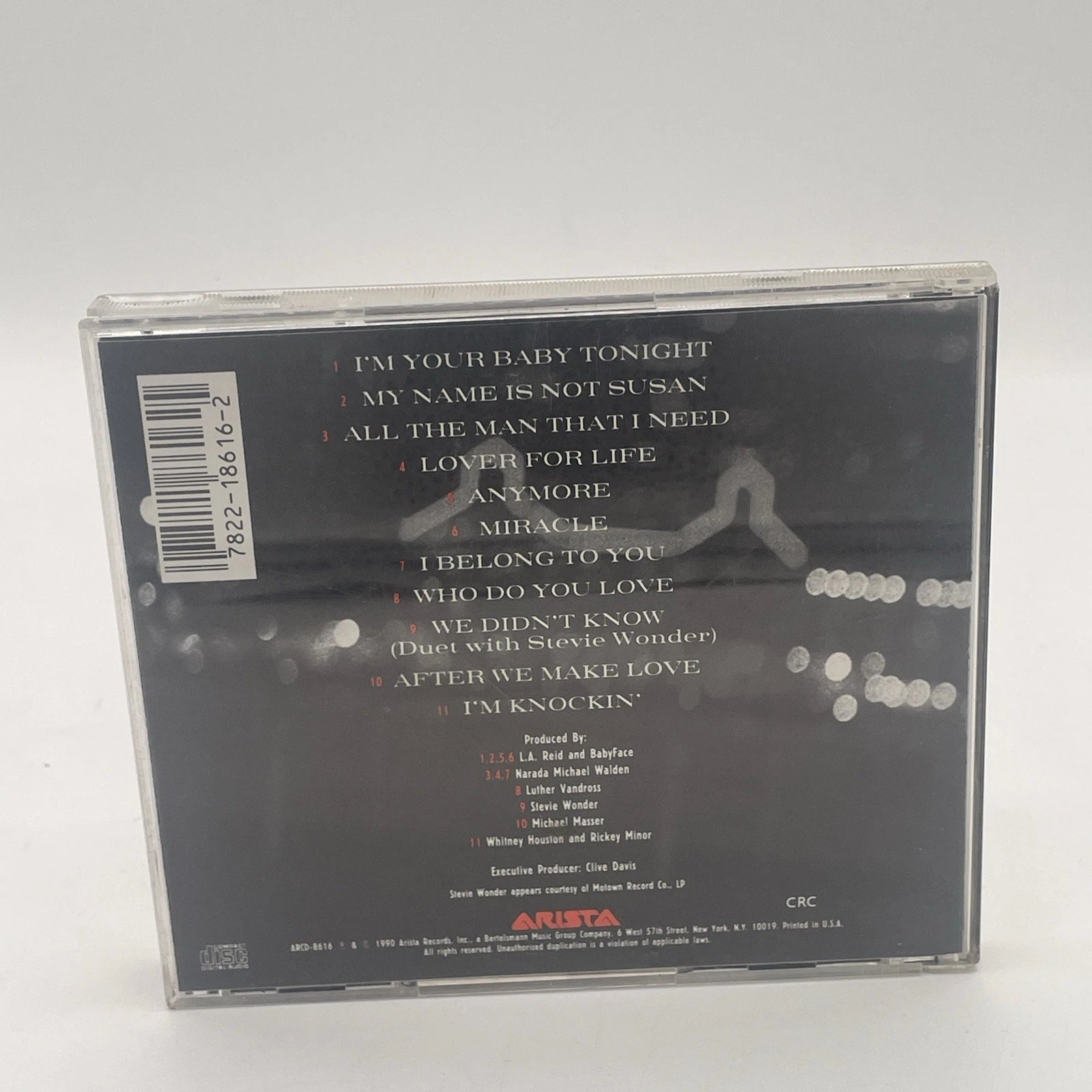 I'm Your Baby Tonight by Whitney Houston (CD, 1990)