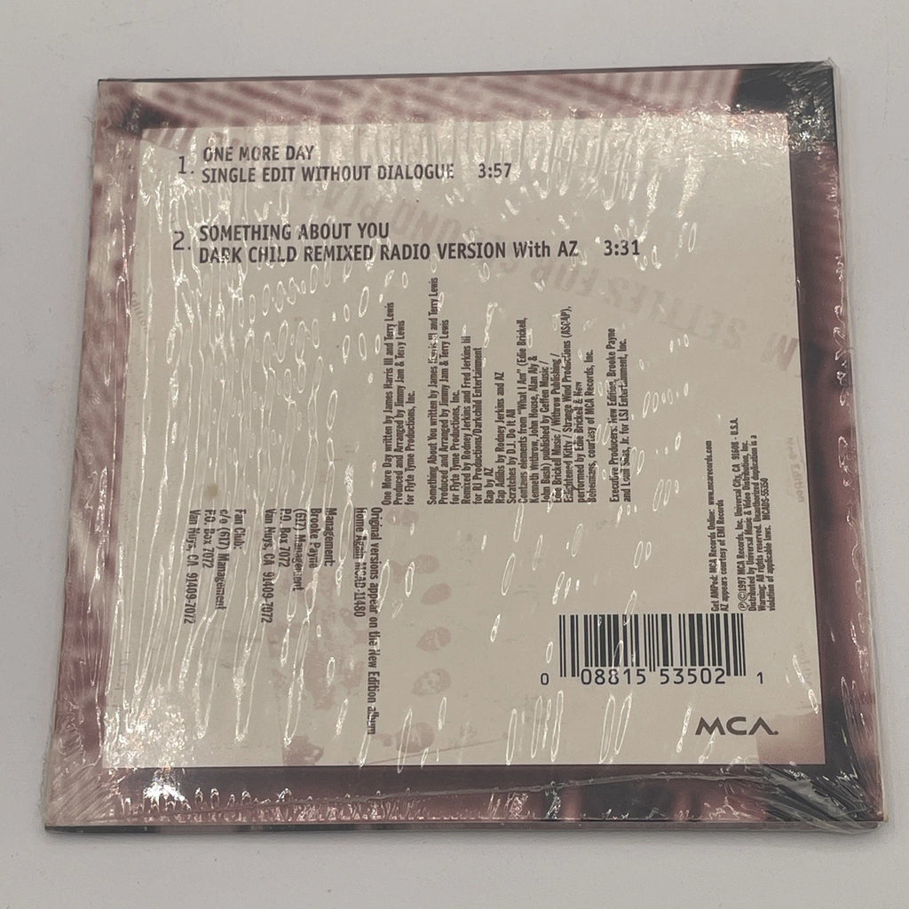 New Edition CD One More Day Something About You Remix