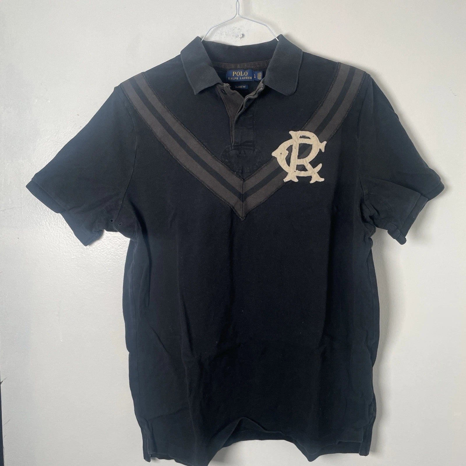 Polo Ralph Lauren Men’s Large Black RC Rugby Club Shirt