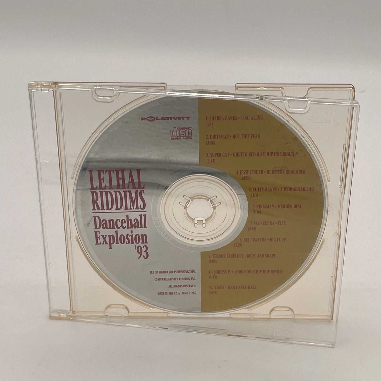 Lethal Riddims: Dancehall Explosion by Various Artists (CD, 1993, Relativity...