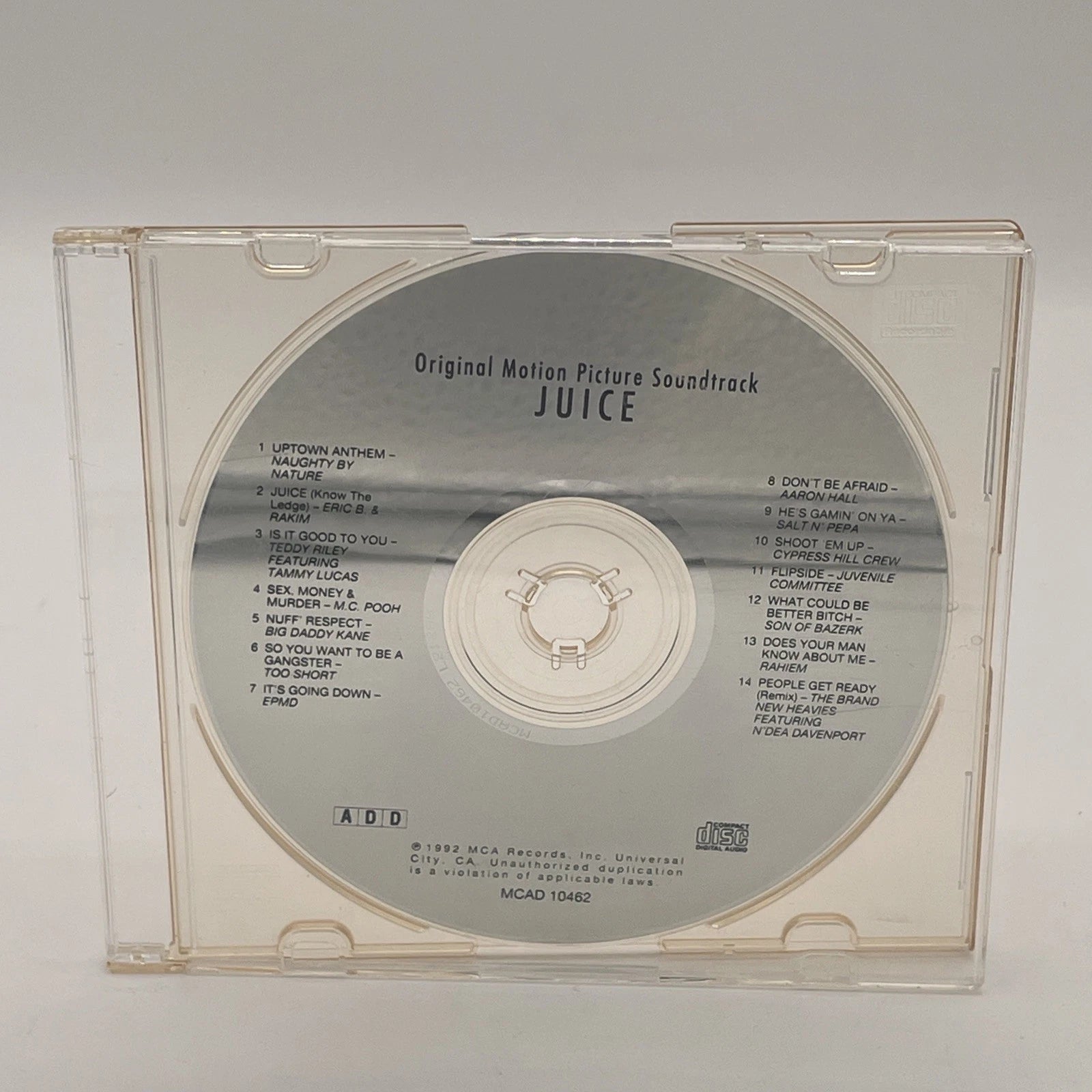 Juice Original Motion Picture Soundtrack Cd