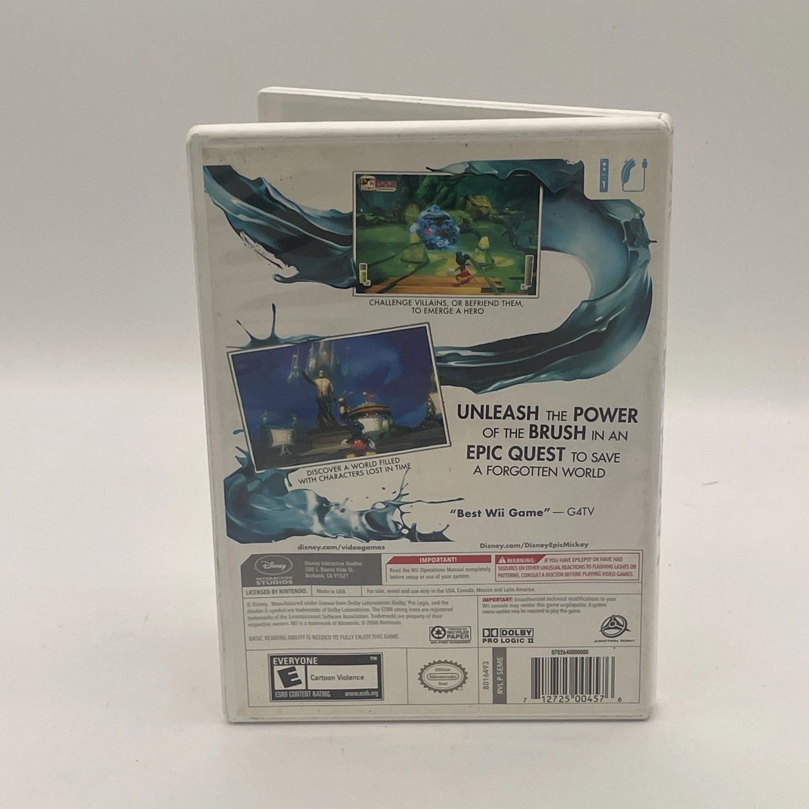 Disney Epic Mickey (Nintendo Wii, 2010)