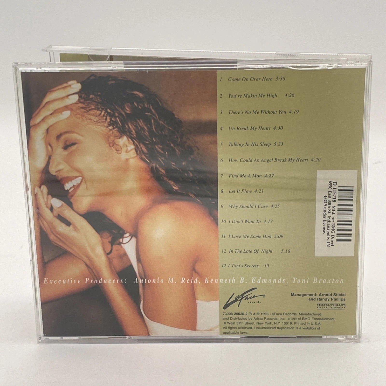 Secrets by Braxton, Toni (CD, 1996)