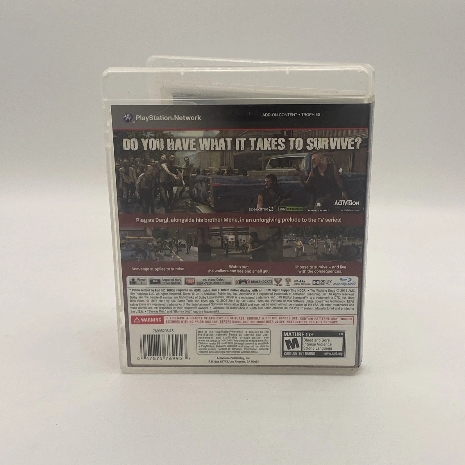 Walking Dead: Survival Instinct - Sony PlayStation 3