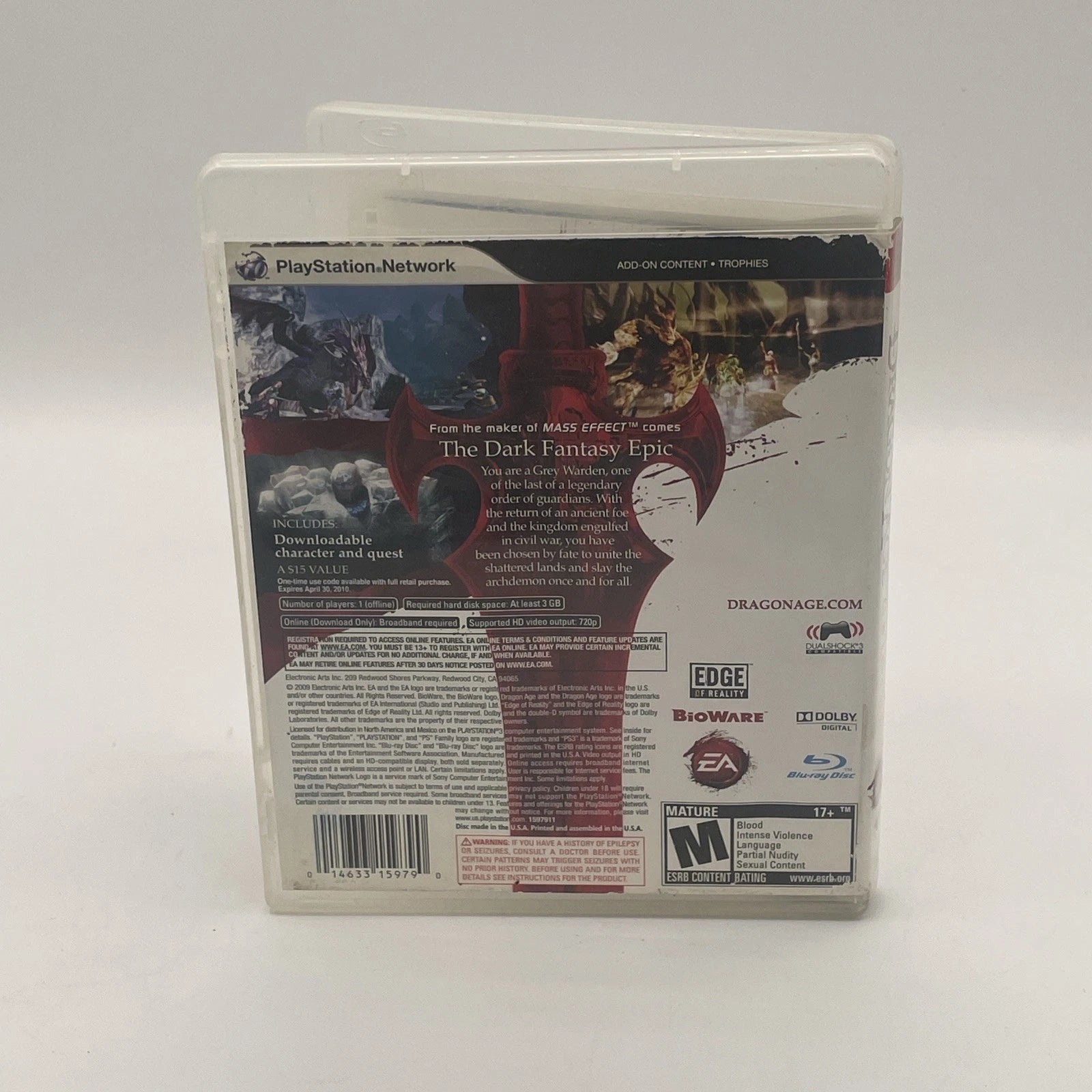 Dragon Age Origins - Sony PlayStation 3